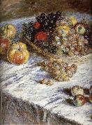 Claude Monet Pears and grapes France oil painting reproduction